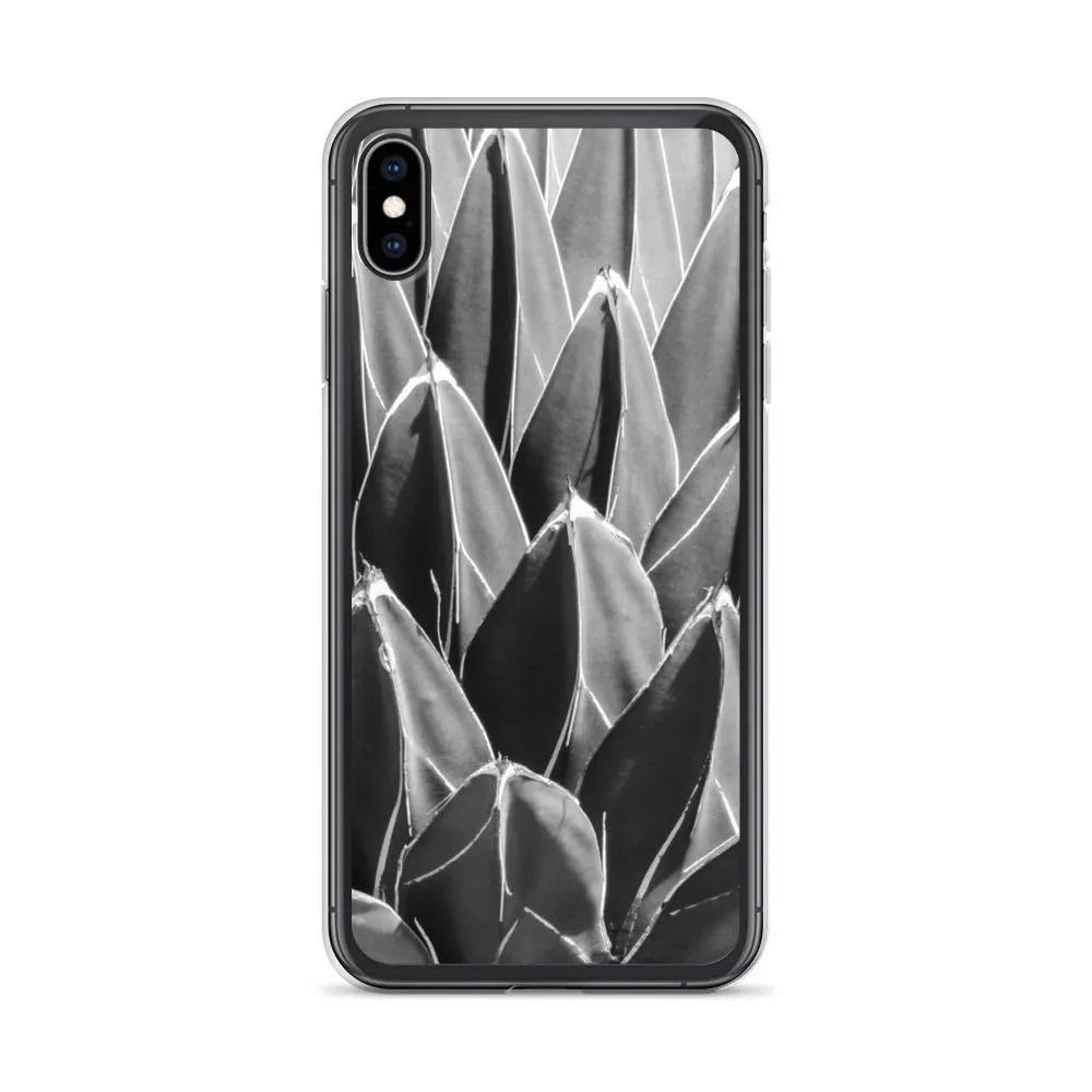 Decked Out Botanical Art Iphone Case - black And White - Iphone Xs Max - Mobile Phone Cases - Aesthetic Art