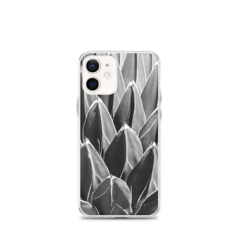 Decked Out Botanical Art Iphone Case - black And White - Iphone 12 Mini - Mobile Phone Cases - Aesthetic Art
