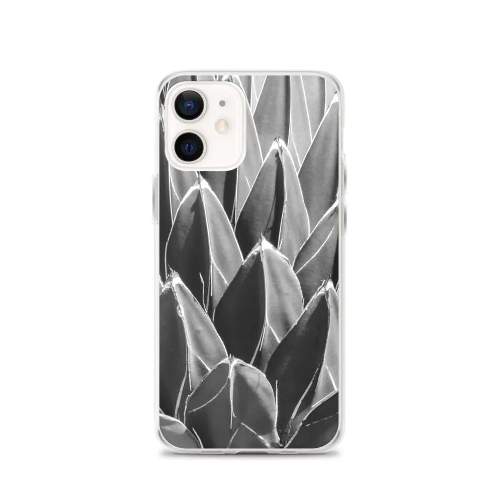 Decked Out Botanical Art Iphone Case - black And White - Iphone 12 - Mobile Phone Cases - Aesthetic Art