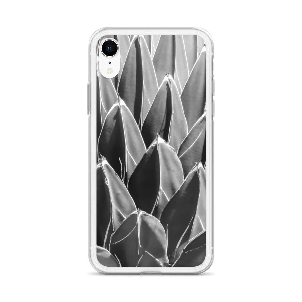 Decked Out Botanical Art Iphone Case - black And White - Mobile Phone Cases - Aesthetic Art