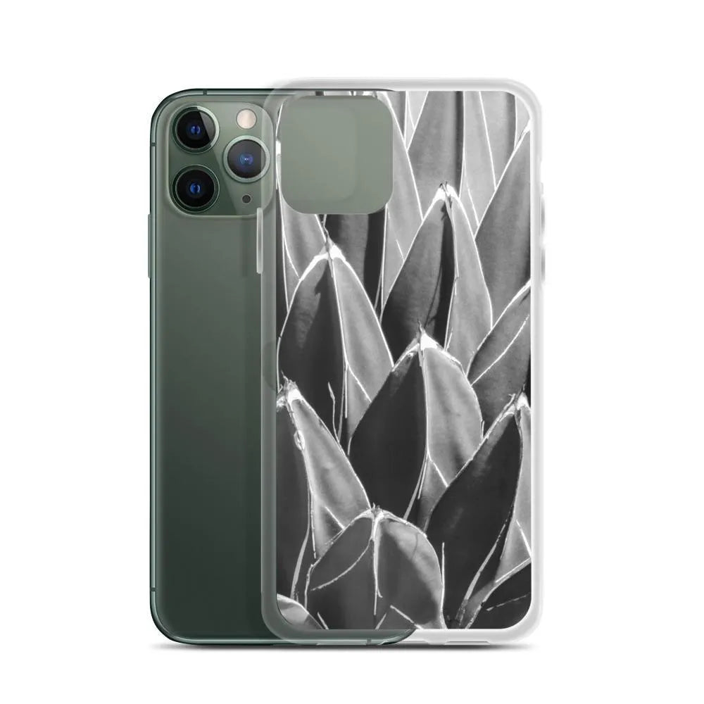 Decked Out Botanical Art Iphone Case - black And White - Iphone 11 Pro - Mobile Phone Cases - Aesthetic Art