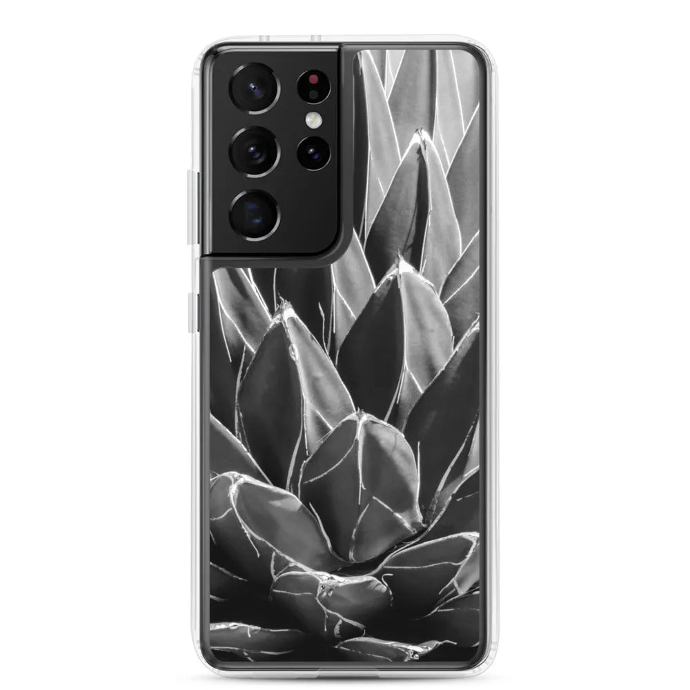 Decked Out Samsung Galaxy Case - Black And White - Samsung Galaxy S21 Ultra - Mobile Phone Cases - Aesthetic Art