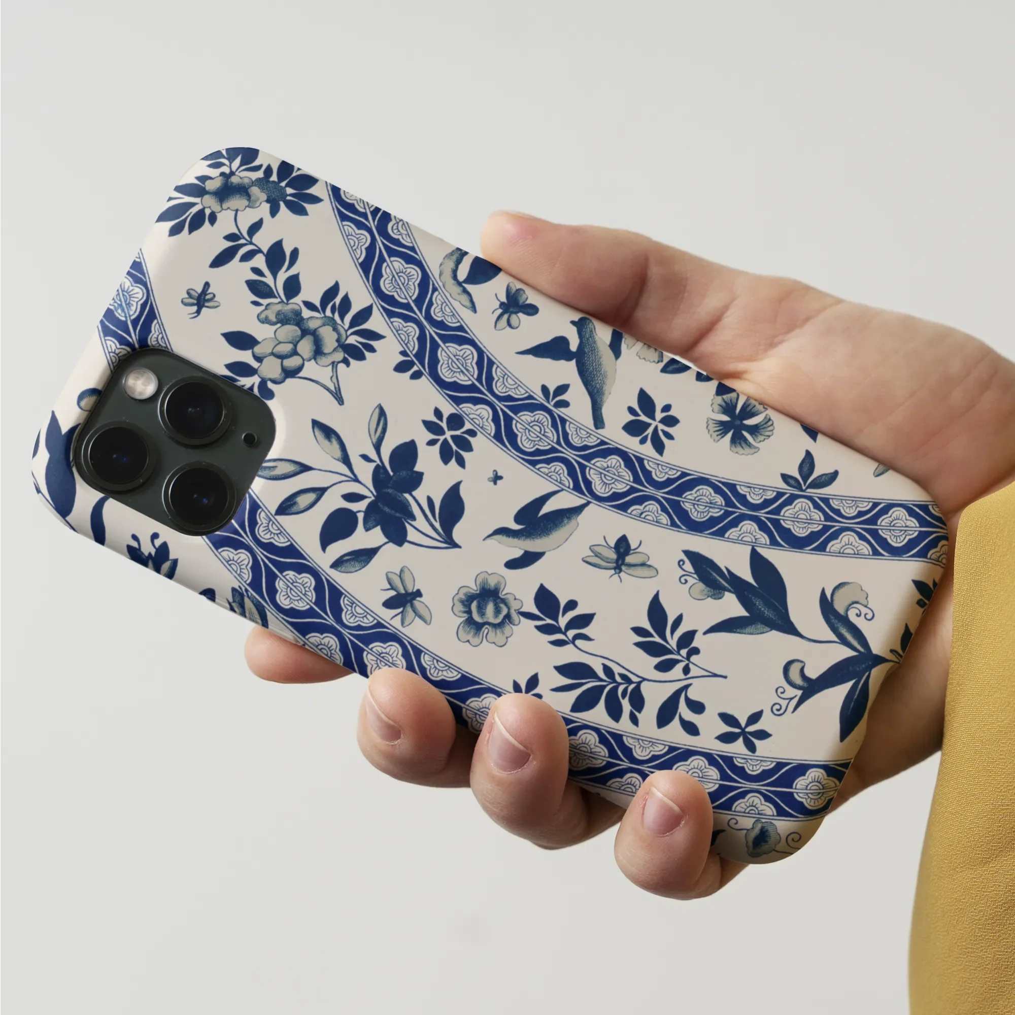 Blue Birds & Florals - Owen Jones Chinoiserie Iphone Case Mobile Phone Cases