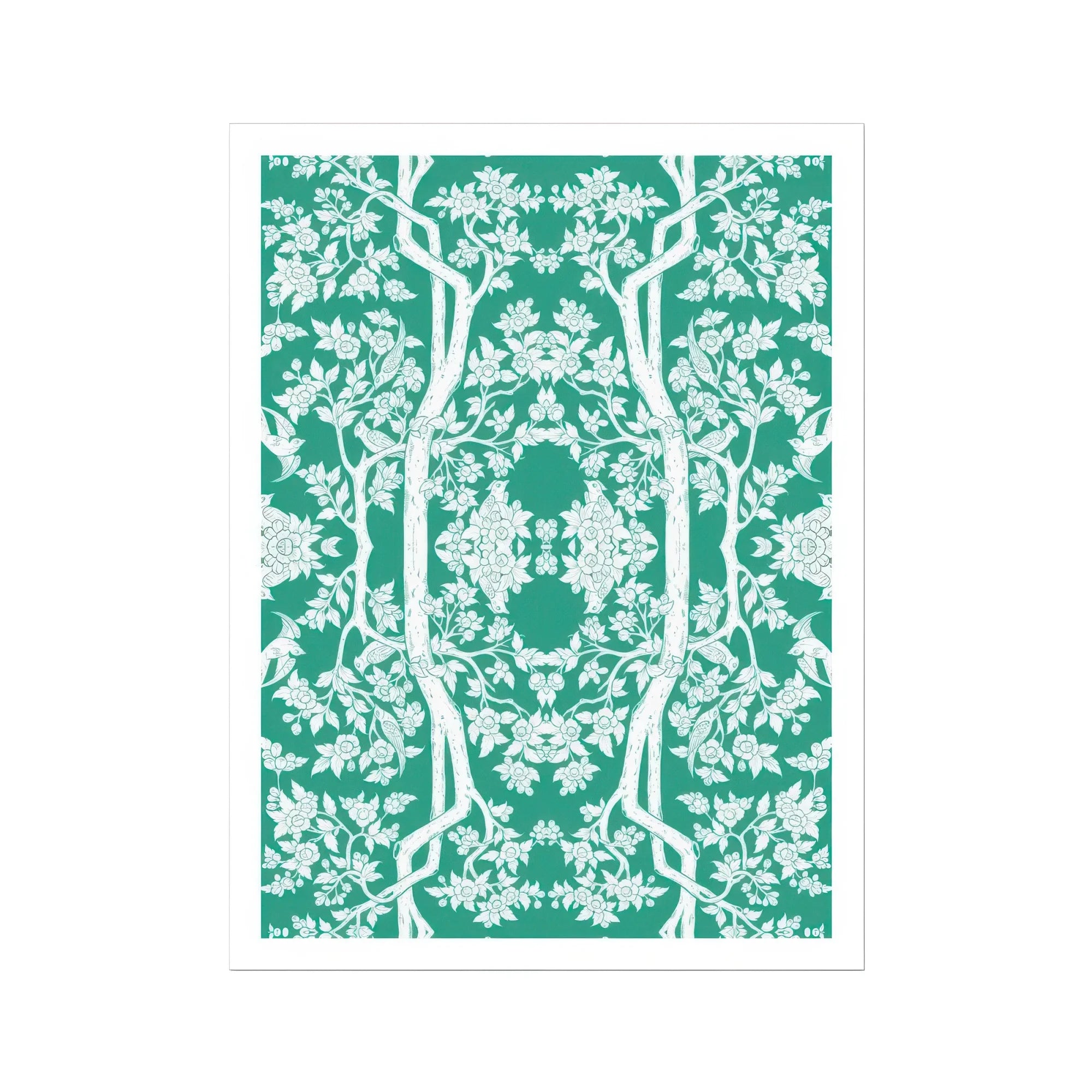 Aviary Green Art Print Posters Prints & Visual Artwork