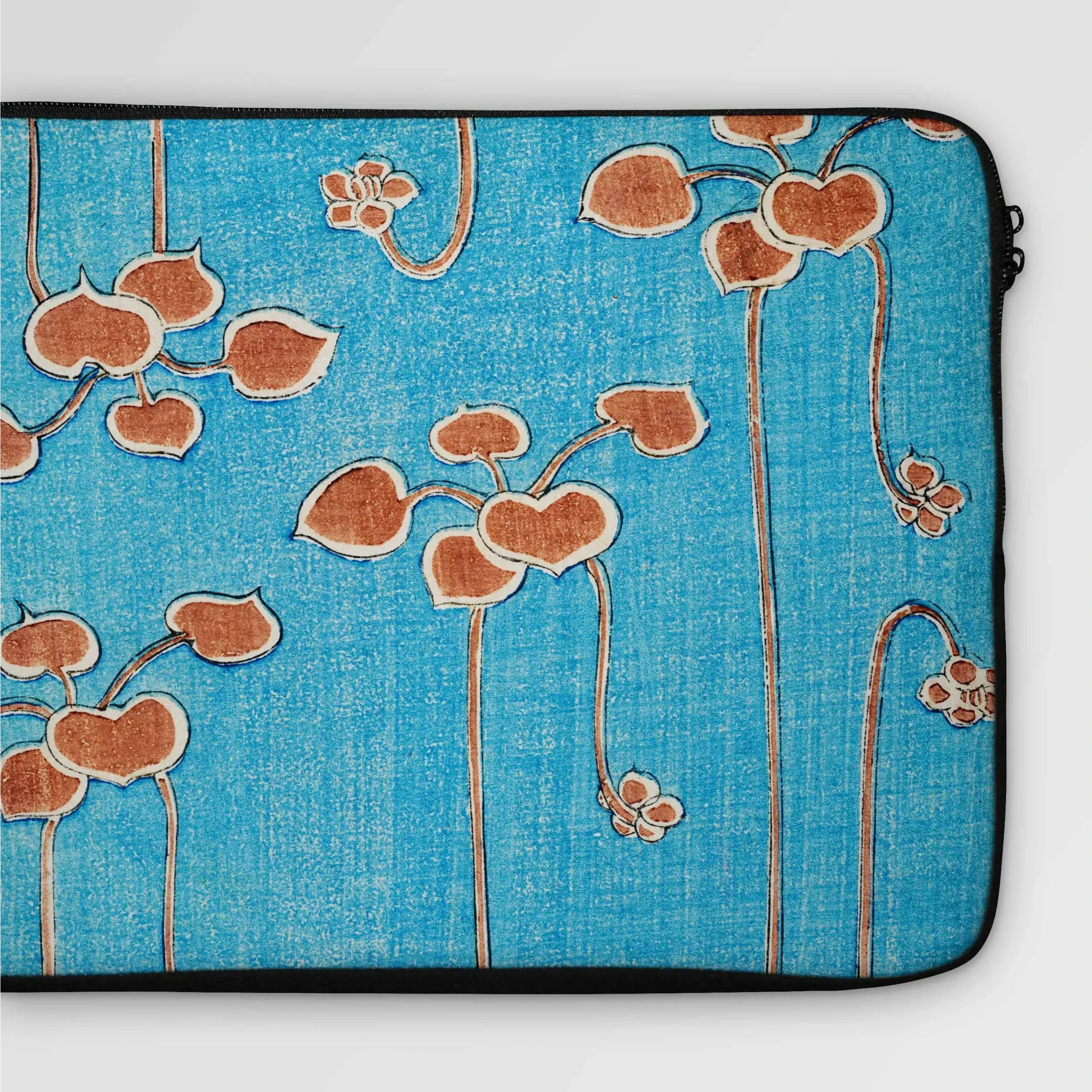 Blue Vine Laptop Sleeve from Bijutsu Sekai - Watanabe Seitei Computer Covers & Skins