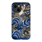 Fukusa and Carp - Japanese Meiji Period Art Iphone Case 14 Plus / Gloss Mobile Phone Cases