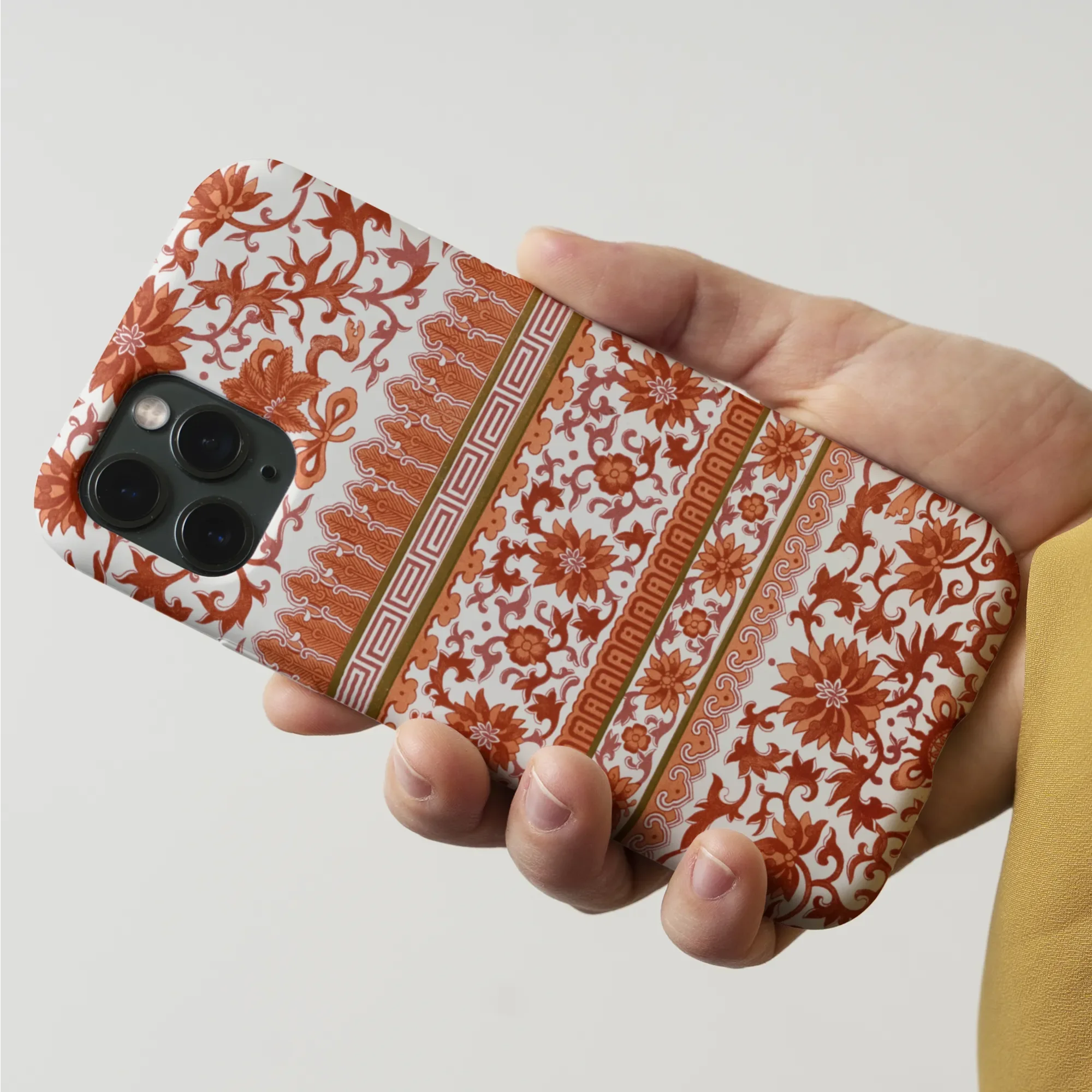 Fiery Chinoiserie Florals - Owen Jones Iphone Case Mobile Phone Cases