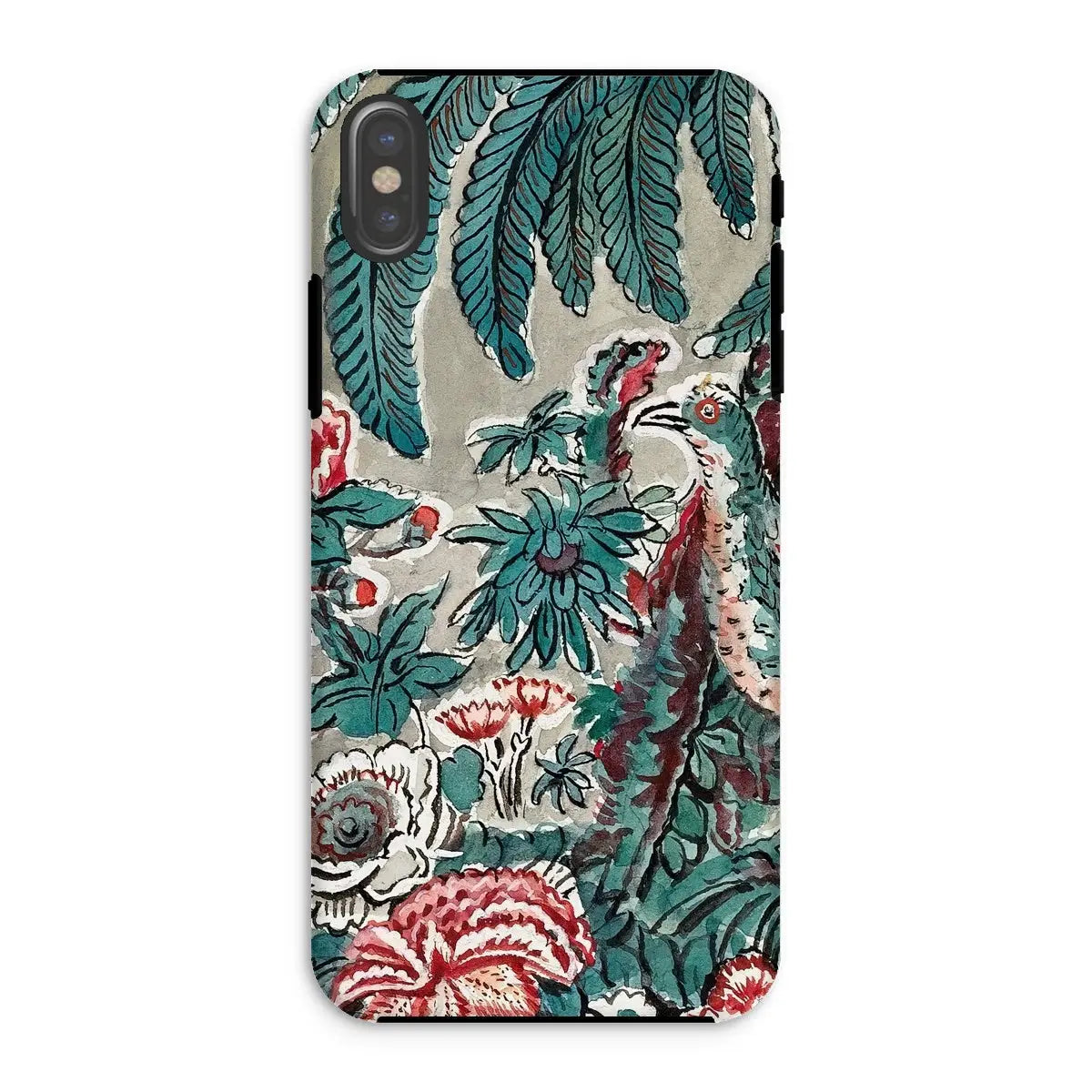 Chintz - George Loughridge Watercolor Jungle Art Iphone Case Xs / Matte Mobile Phone Cases