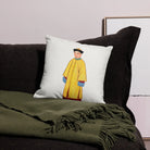 Priest - Qing Dynasty Manchu Fashion Art Pillow Throw Pillows