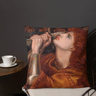 Joan of Arc - Dante Gabriel Rossetti Pillow Throw Pillows