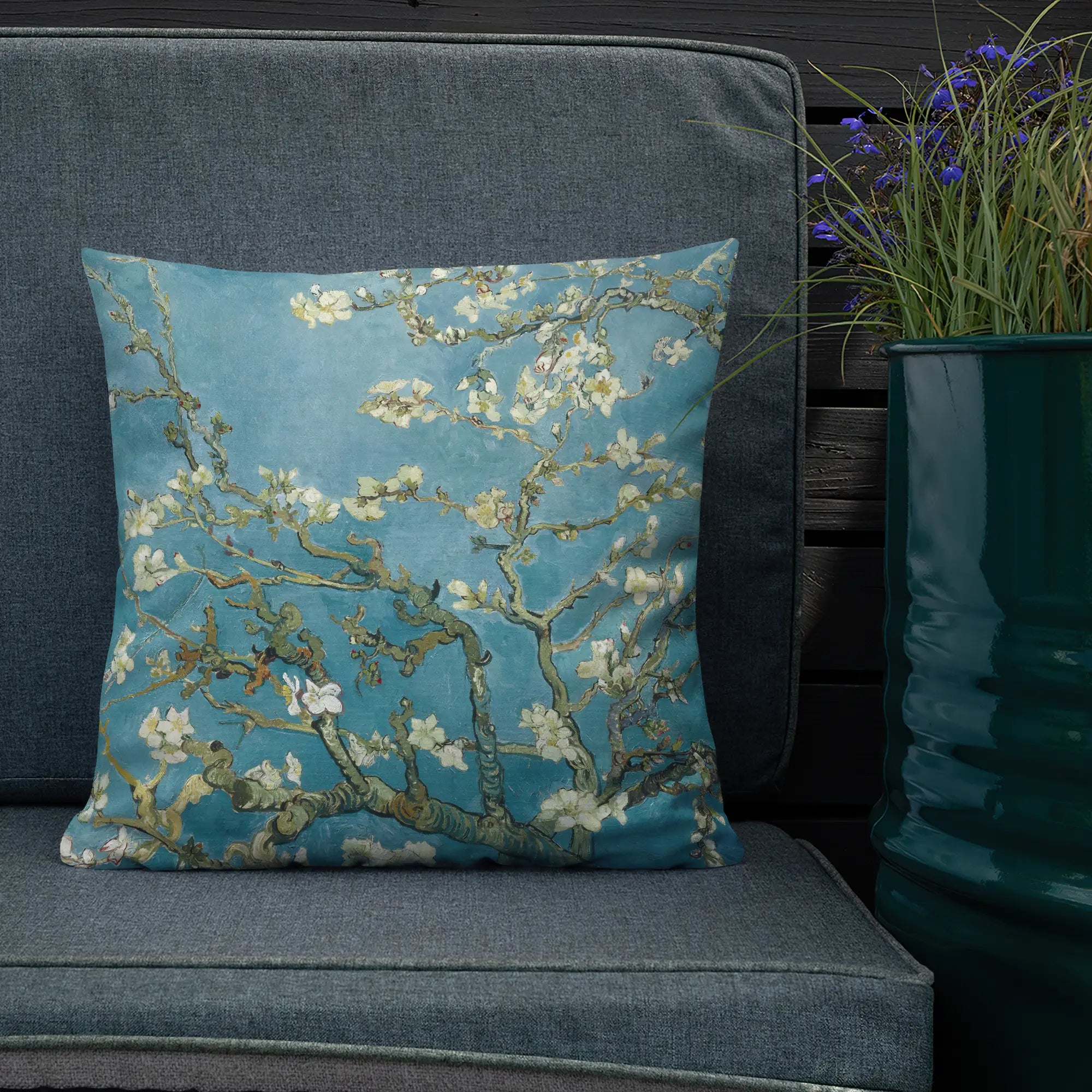 Almond Blossom - Vincent Van Gogh Modern Art Cushion Throw Pillows