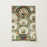 Decorative Plates - Auguste Racinet Illustrated Art Print / Canvas, 12x18’’ / 31x46cm / Unframed / no Border, Posters Prints & Visual