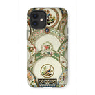 Decorative Plates - Auguste Racinet Iphone Case, 12 Mini / Matte, Ornate Phone Case Intricate Floral Bird Designs Vintage