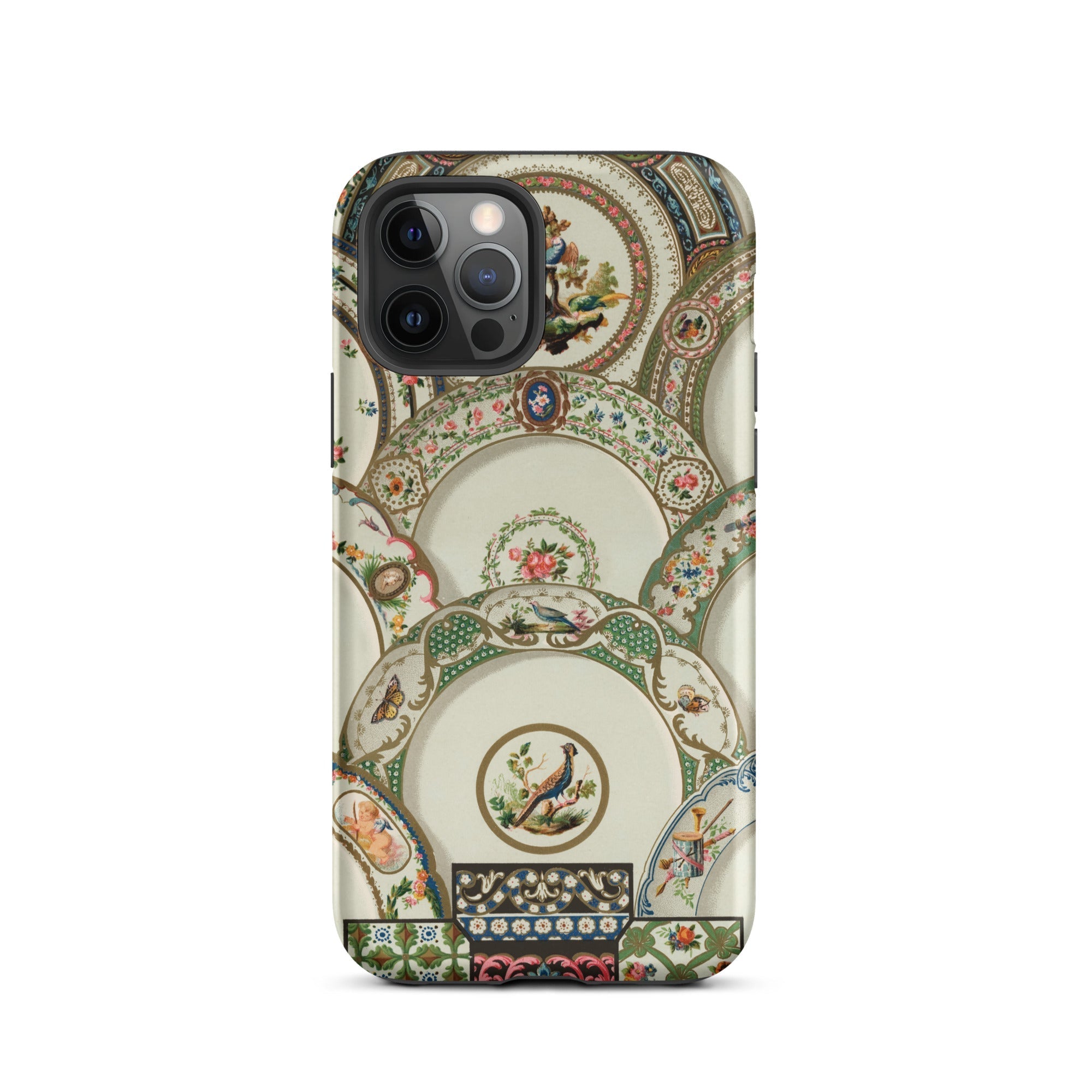 Decorative Plates Auguste Racinet Iphone Case, 12 Pro / Matte, Iphone Case Vintage Plate Pattern