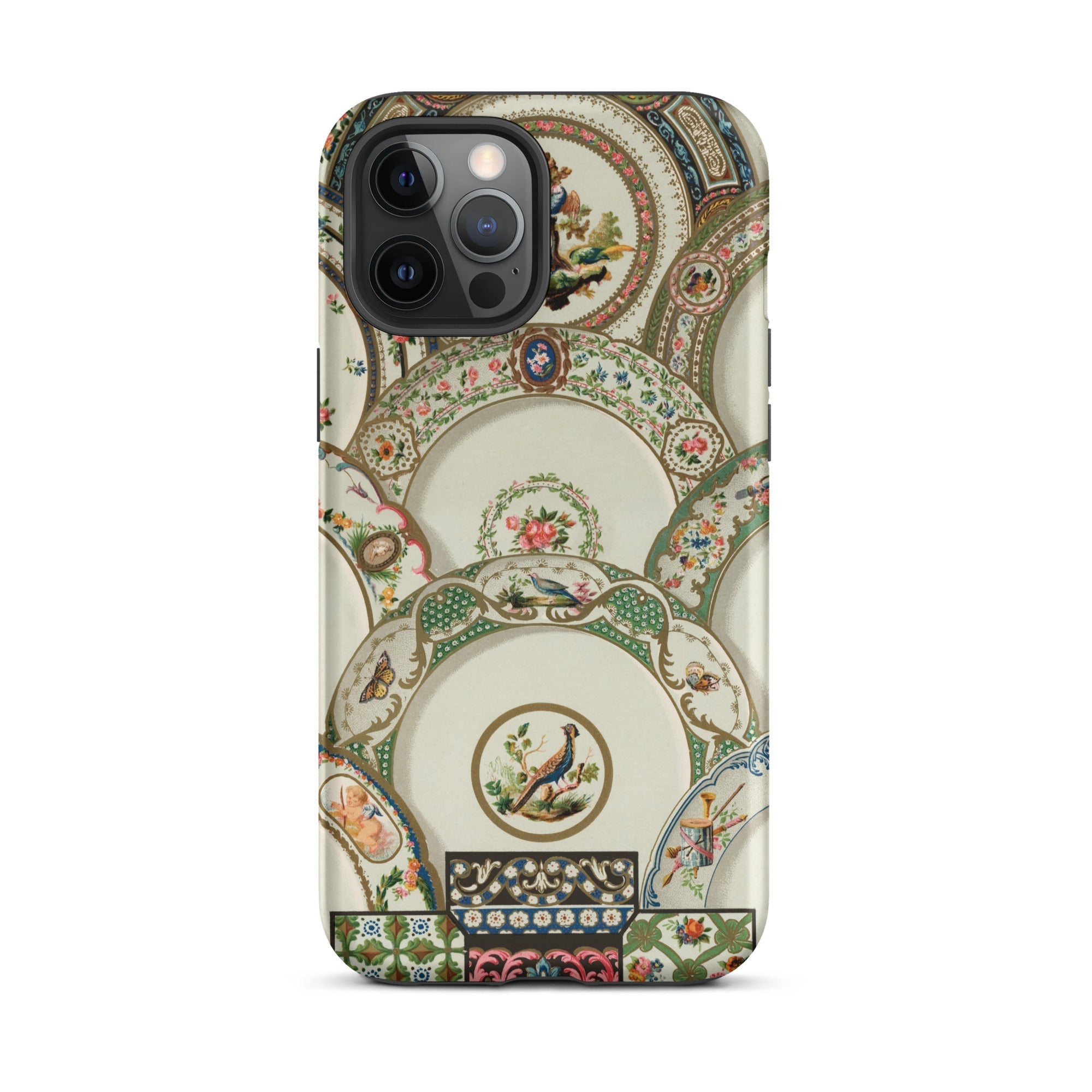 Decorative Plates Auguste Racinet Iphone Case, 12 Pro Max / Matte, Floral Patterned Phone Case