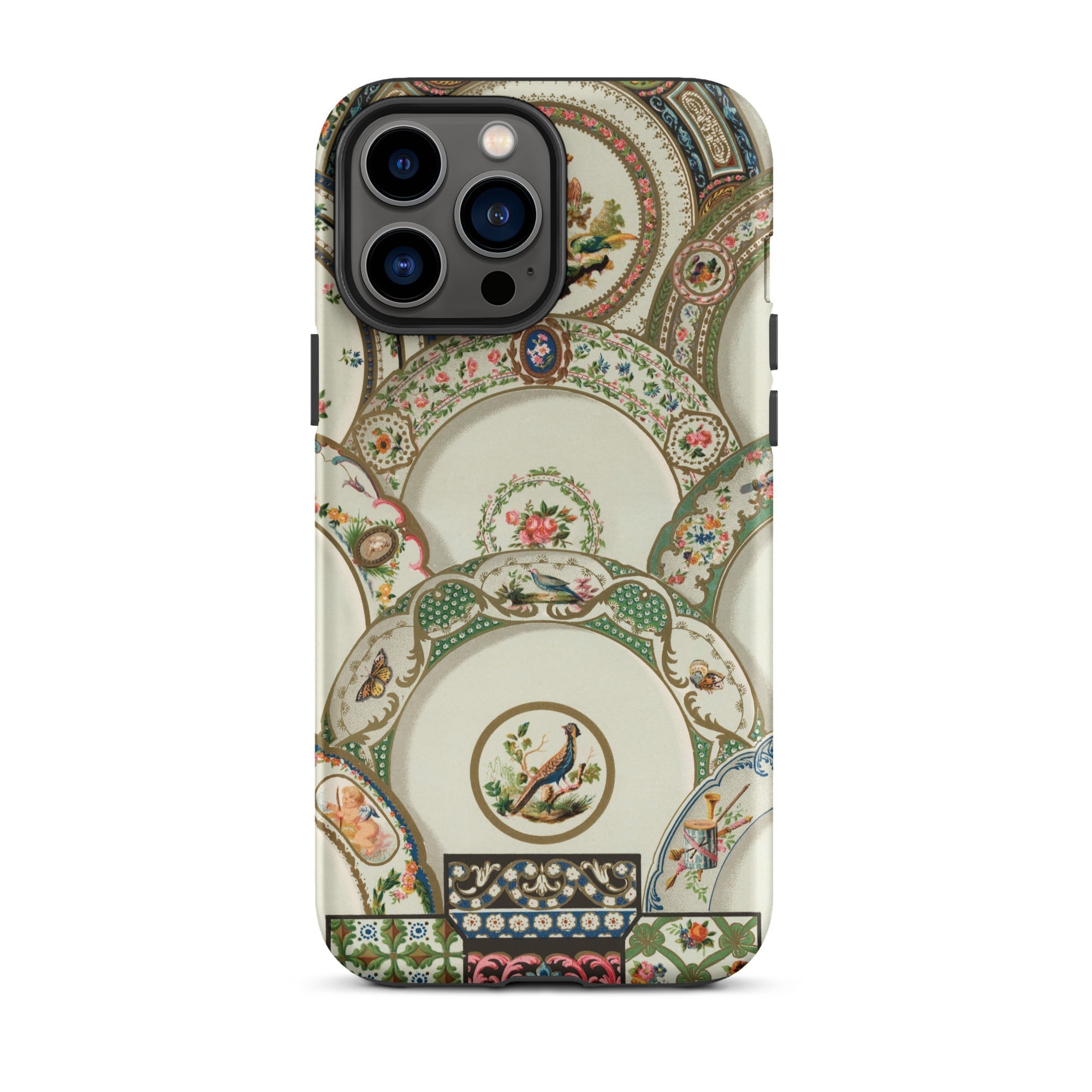 Decorative Plates Auguste Racinet Iphone Case, 13 Pro Max / Matte, Iphone Case Vintage Plate Design