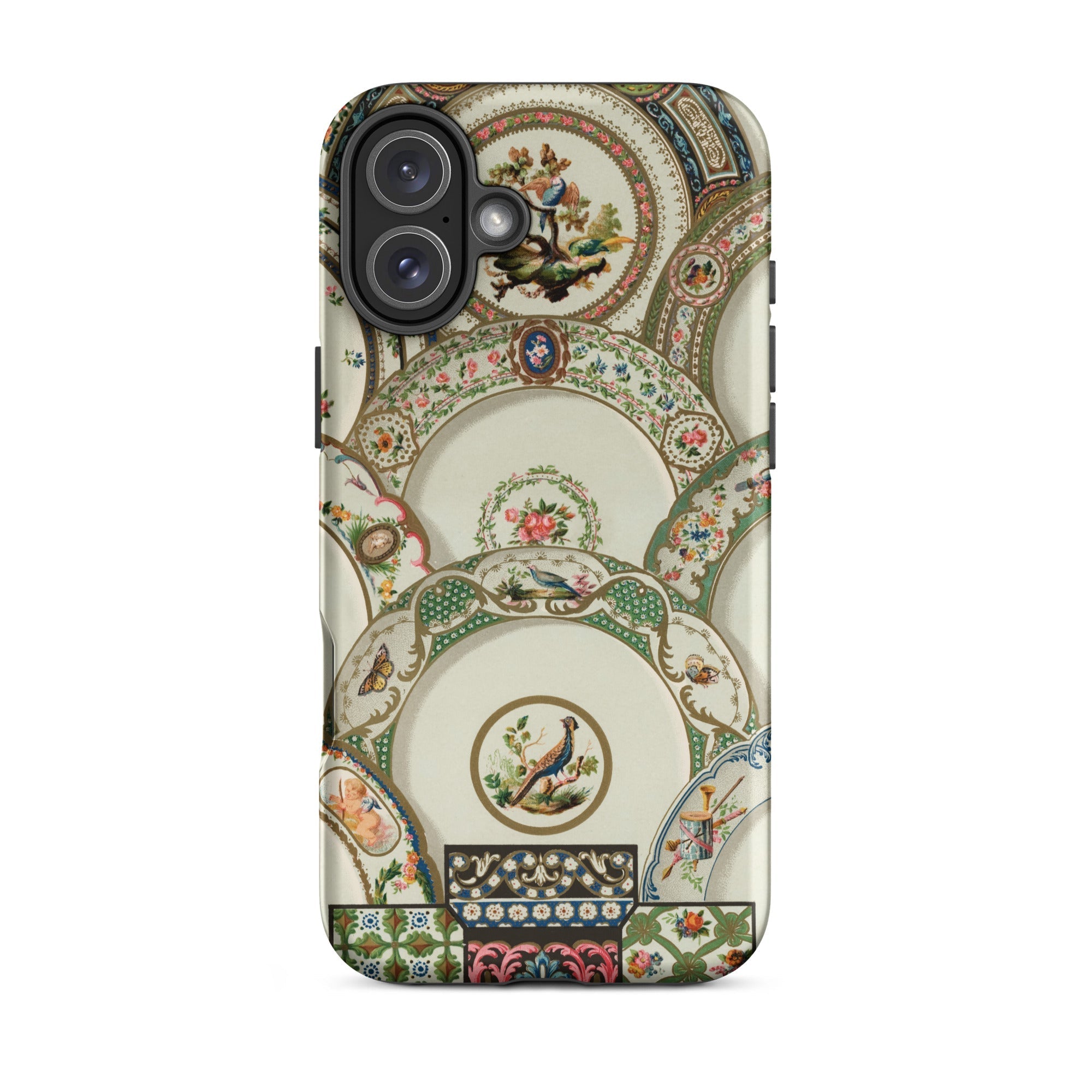 Decorative Plates Auguste Racinet Iphone Case, 16 Plus / Matte, Phone Case Vintage Plate Design