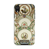 Decorative Plates - Auguste Racinet Iphone Case, Xr / Matte, Ornate Phone Case Vintage-style Decorative Plates Floral Bird