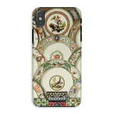 Decorative Plates - Auguste Racinet Iphone Case, Xs / Matte, Ornate Phone Case Intricate Floral Bird Designs Vintage