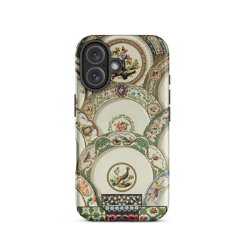 Decorative Plates - Auguste Racinet Phone Case Iphone 16 / Matte Patterned Phone Case Auguste Racinet Art, Exquisite Racinet, Art
