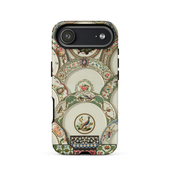 Decorative Plates - Auguste Racinet Phone Case Iphone 17 Air / Matte Vintage Floral Phone Case Intricate Bird Botanical Designs Auguste