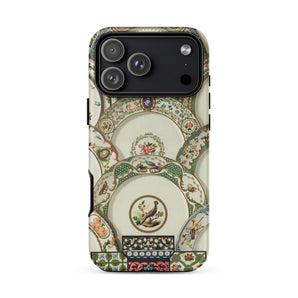Decorative Plates - Auguste Racinet Phone Case Iphone 17 Pro Max / Matte Green Floral Iphone 12 Case Peacock Design Layered Auguste Racinet