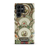 Decorative Plates - Auguste Racinet Phone Case Samsung Galaxy S22 Ultra / Matte Phone Case Intricate Design Vintage Porcelain Plates Floral