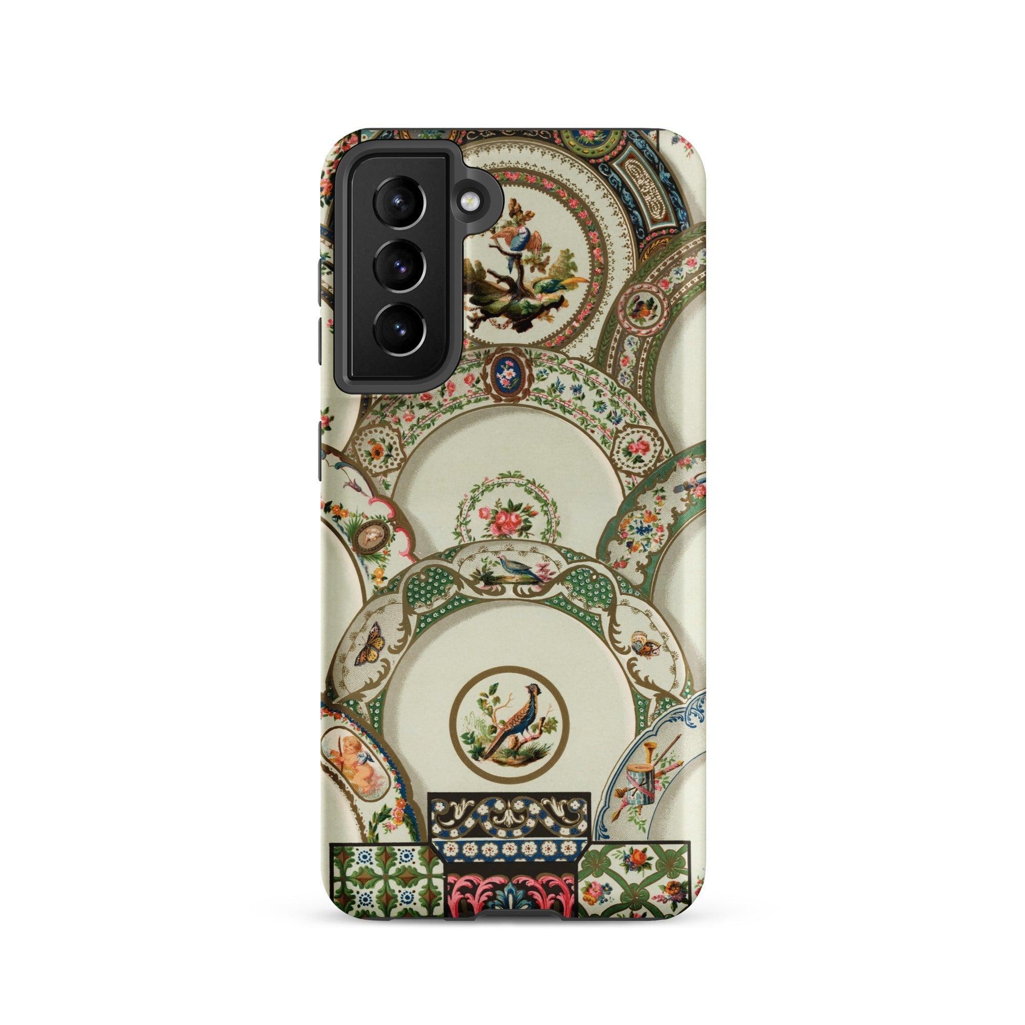 Decorative Plates Auguste Racinet Samsung Case, Galaxy S21 / Matte, Smartphone Case Intricate Pattern Decorative Plates