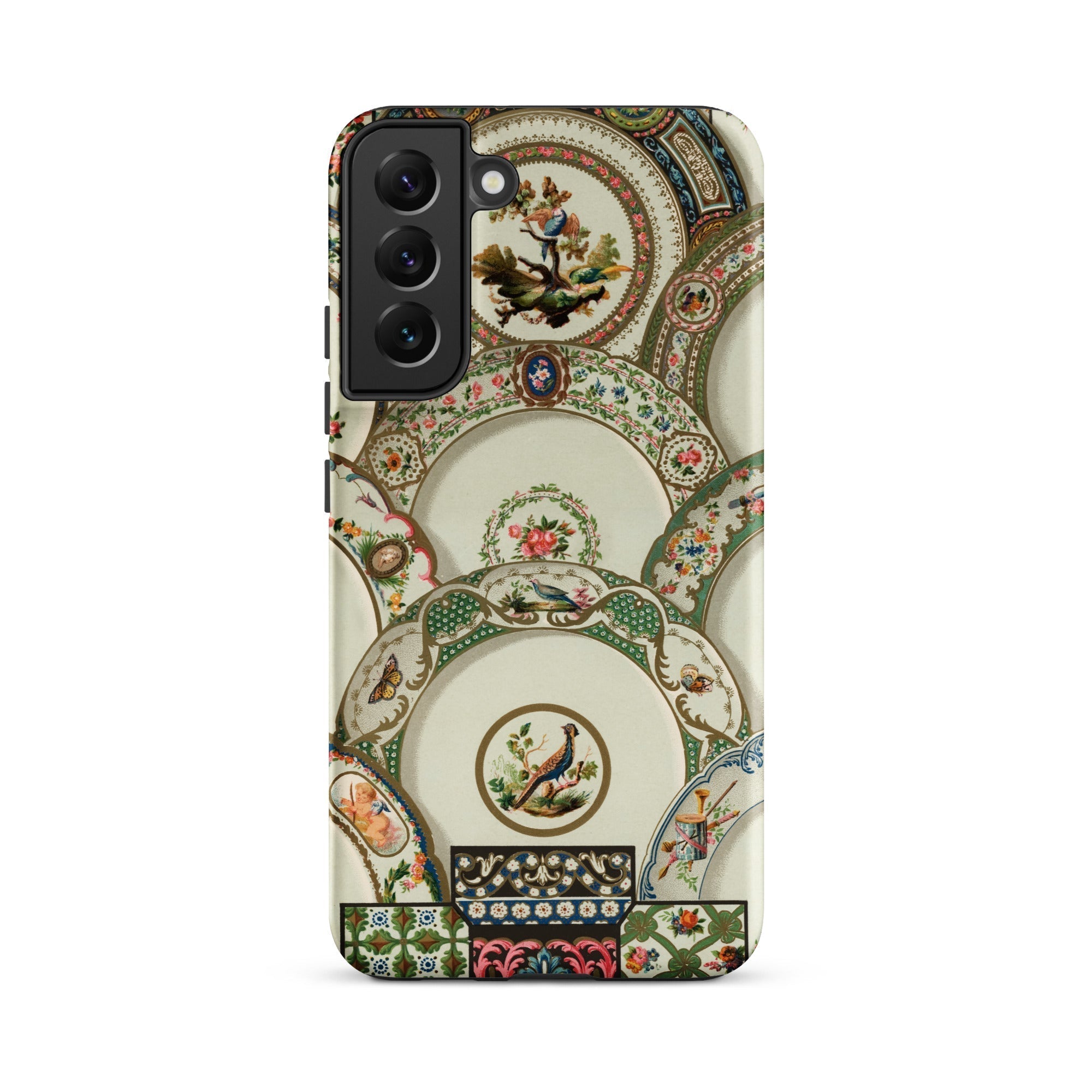 Decorative Plates Auguste Racinet Samsung Case, Galaxy S22 Plus / Matte, Smartphone Case Intricate Pattern Decorative Plates