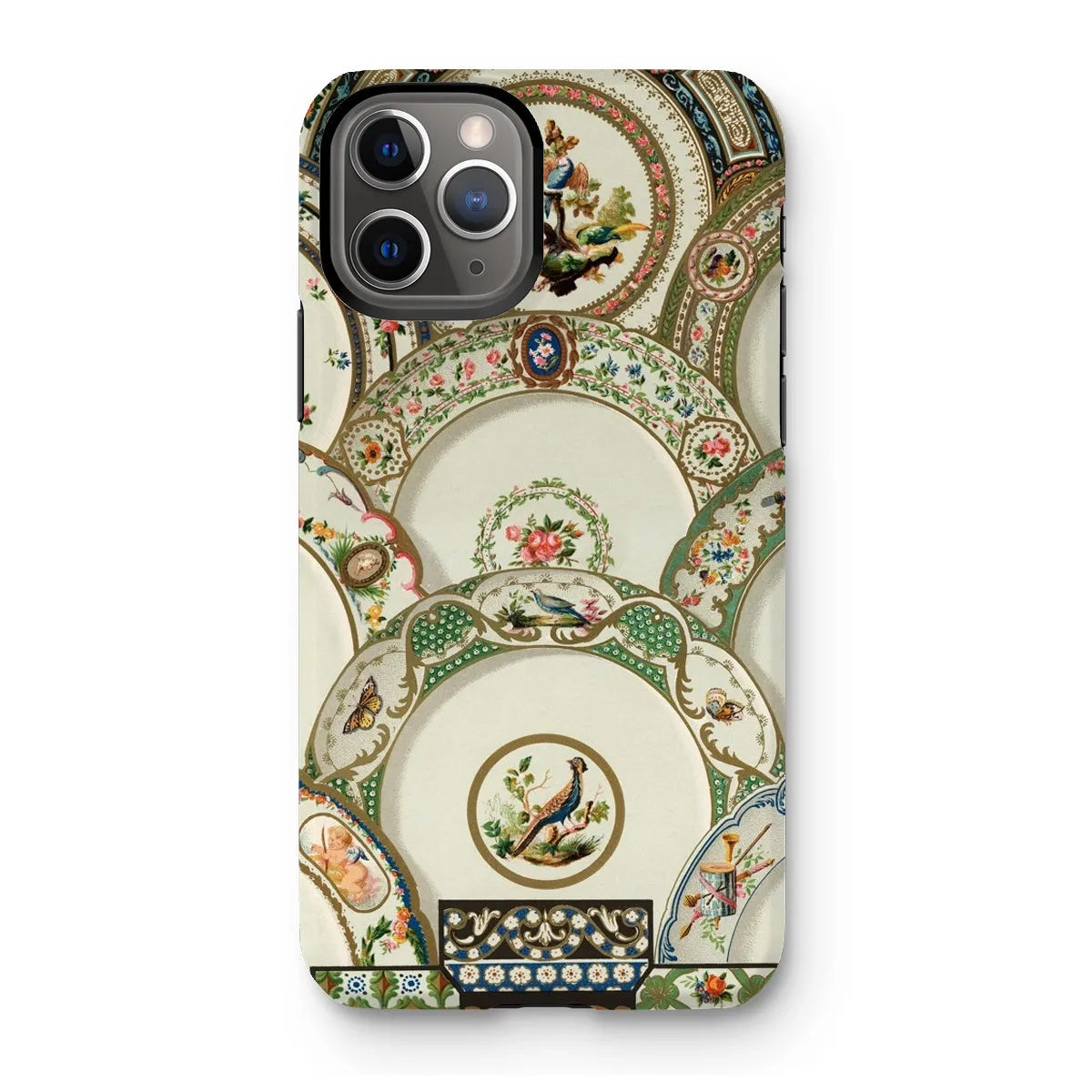Decorative Plates By Auguste Racinet Tough Phone Case - Iphone 11 Pro / Matte - Mobile Phone Cases - Aesthetic Art