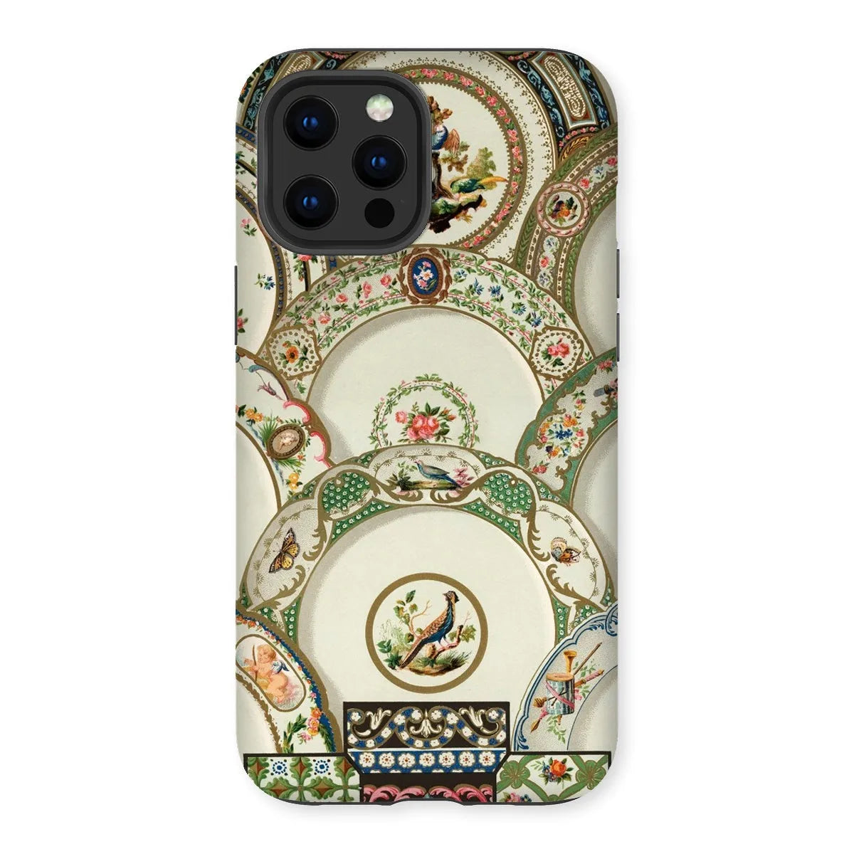Decorative Plates By Auguste Racinet Tough Phone Case - Iphone 12 Pro Max / Matte - Mobile Phone Cases - Aesthetic Art