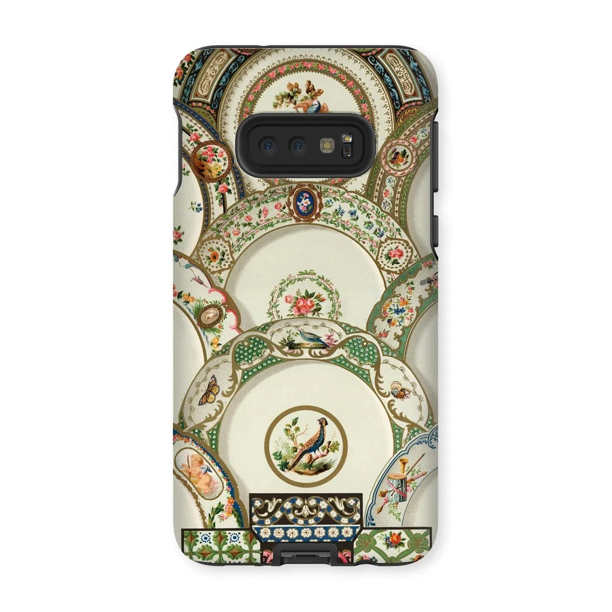 Decorative Plates By Auguste Racinet Tough Phone Case - Samsung Galaxy S10e / Matte - Mobile Phone Cases - Aesthetic Art