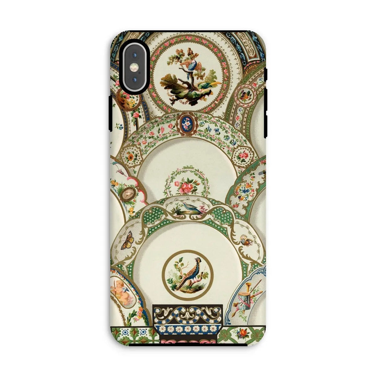 Decorative Plates By Auguste Racinet Tough Phone Case - Iphone Xs Max / Matte - Mobile Phone Cases - Aesthetic Art