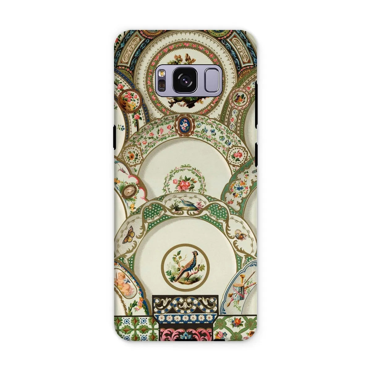 Decorative Plates By Auguste Racinet Tough Phone Case - Samsung Galaxy S8 Plus / Matte - Mobile Phone Cases - Aesthetic