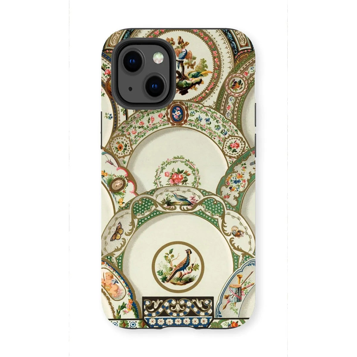 Decorative Plates By Auguste Racinet Tough Phone Case - Iphone 13 Mini / Matte - Mobile Phone Cases - Aesthetic Art