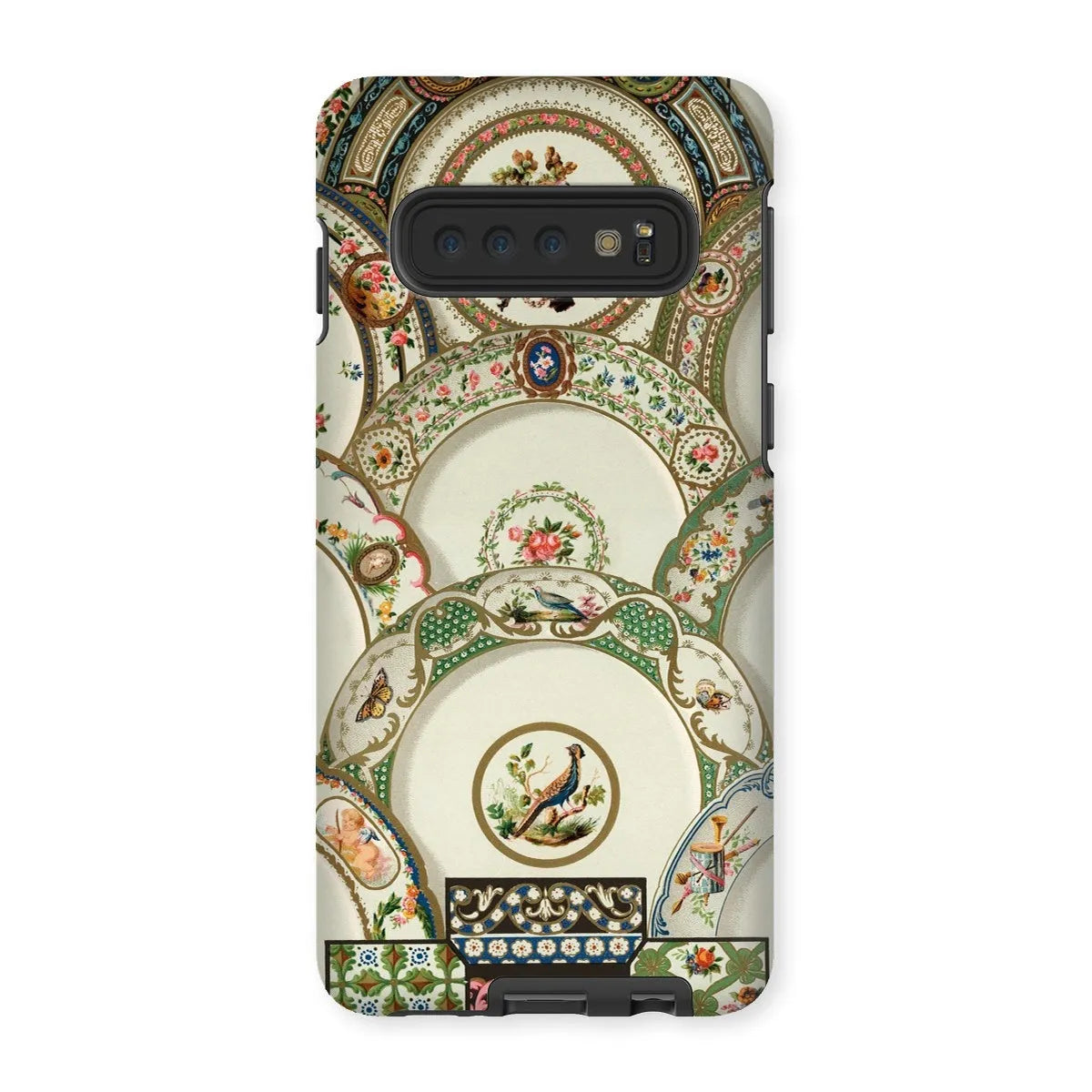 Decorative Plates By Auguste Racinet Tough Phone Case - Samsung Galaxy S10 / Matte - Mobile Phone Cases - Aesthetic Art