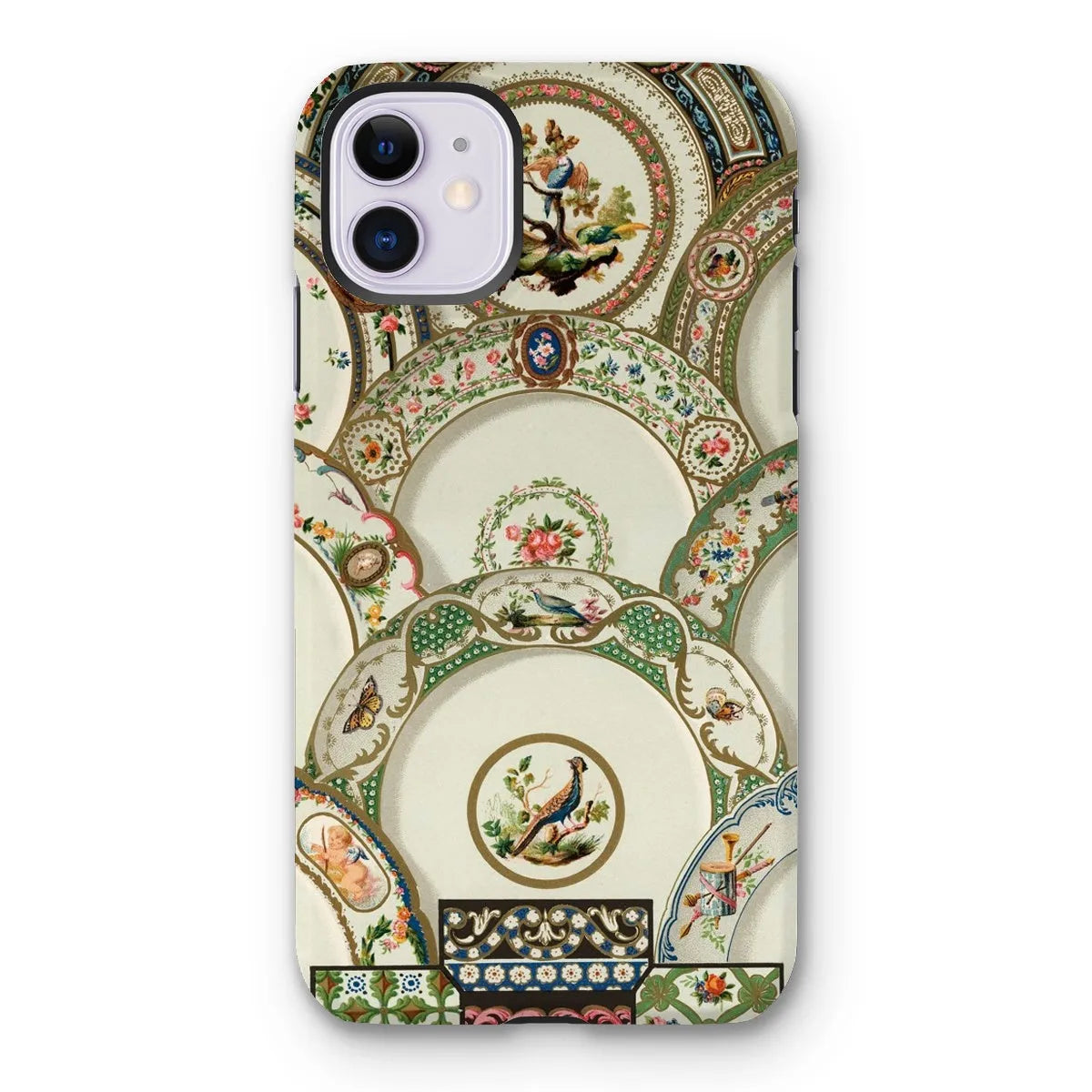 Decorative Plates By Auguste Racinet Tough Phone Case - Iphone 11 / Matte - Mobile Phone Cases - Aesthetic Art