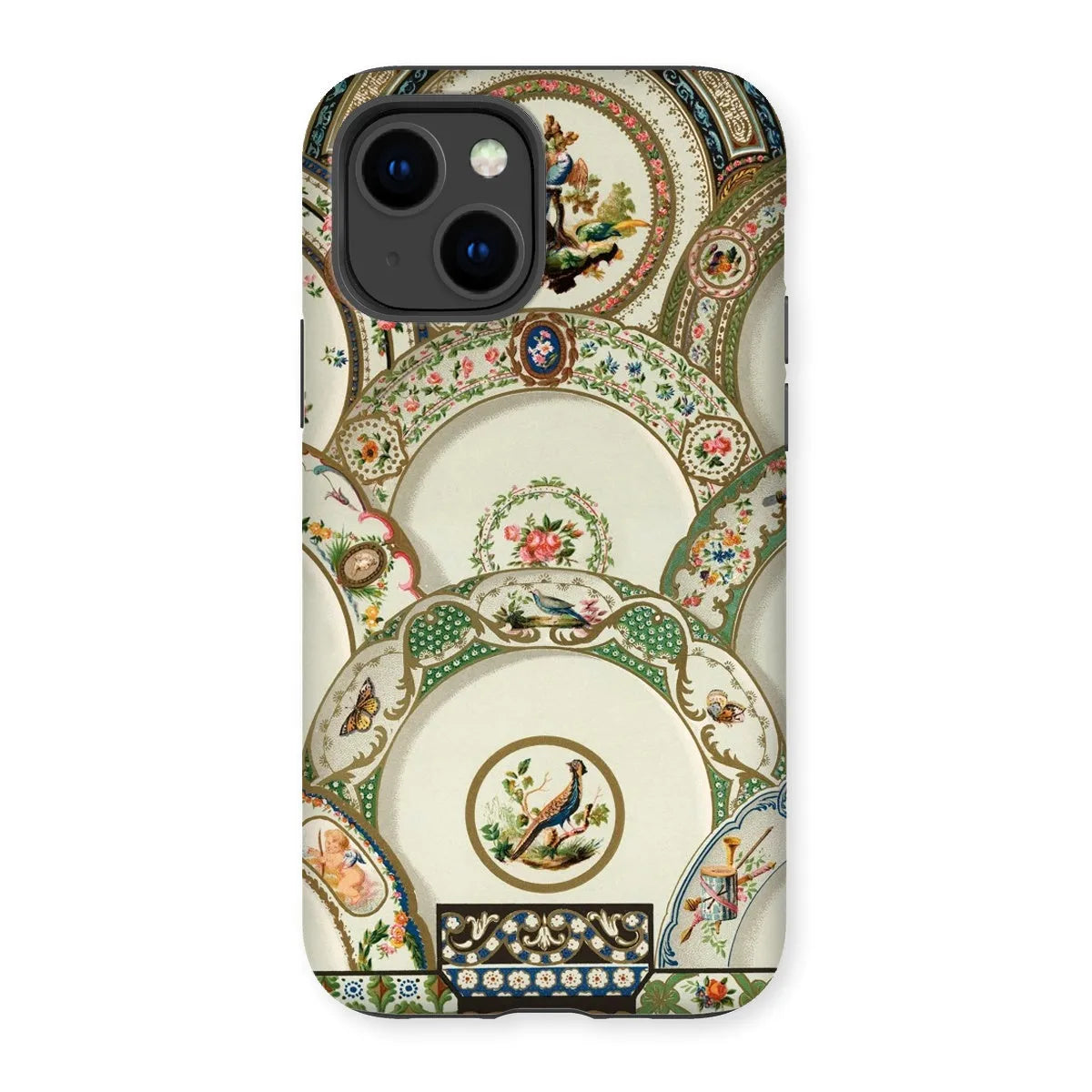 Decorative Plates By Auguste Racinet Tough Phone Case - Iphone 14 / Gloss - Aesthetic Art