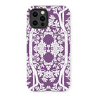 Aviary Purple Aesthetic Pattern Art Iphone Case 13 Pro / Matte Mobile Phone Cases