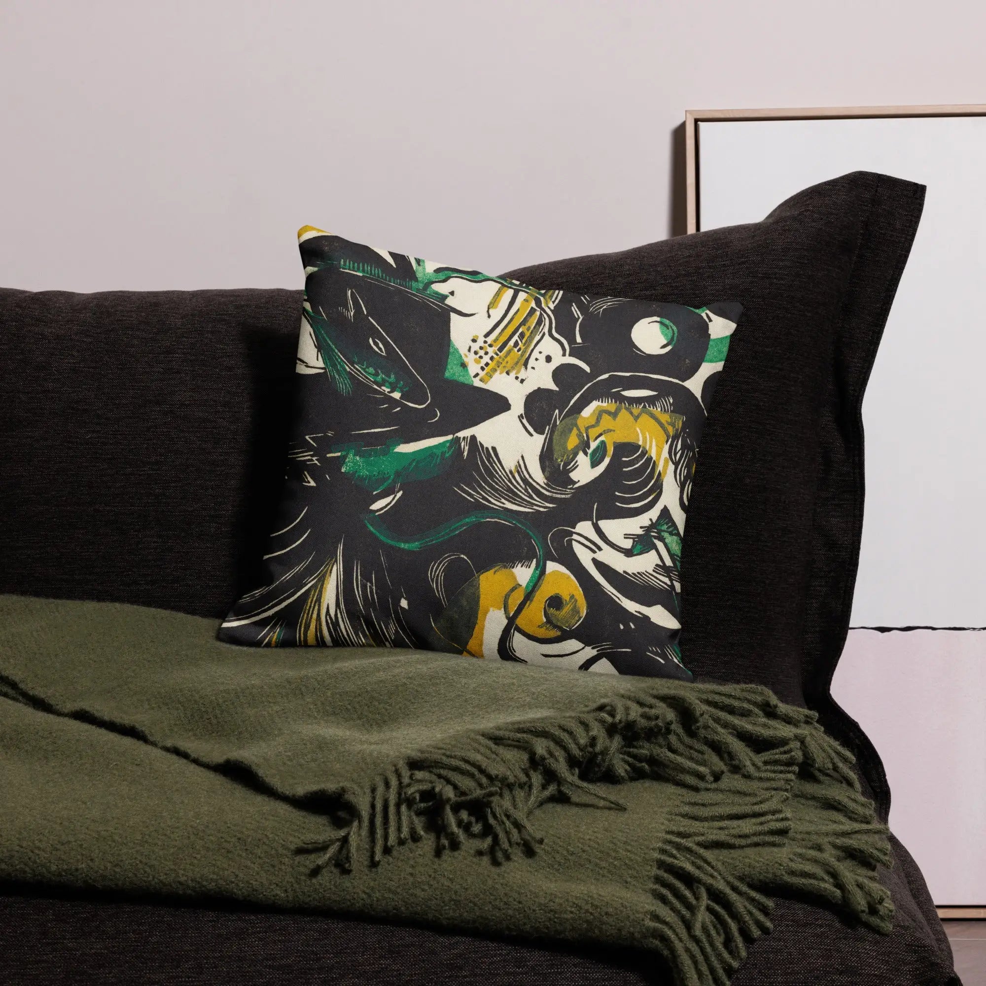 Genesis Ii - Franz Marc Pillow Throw Pillows