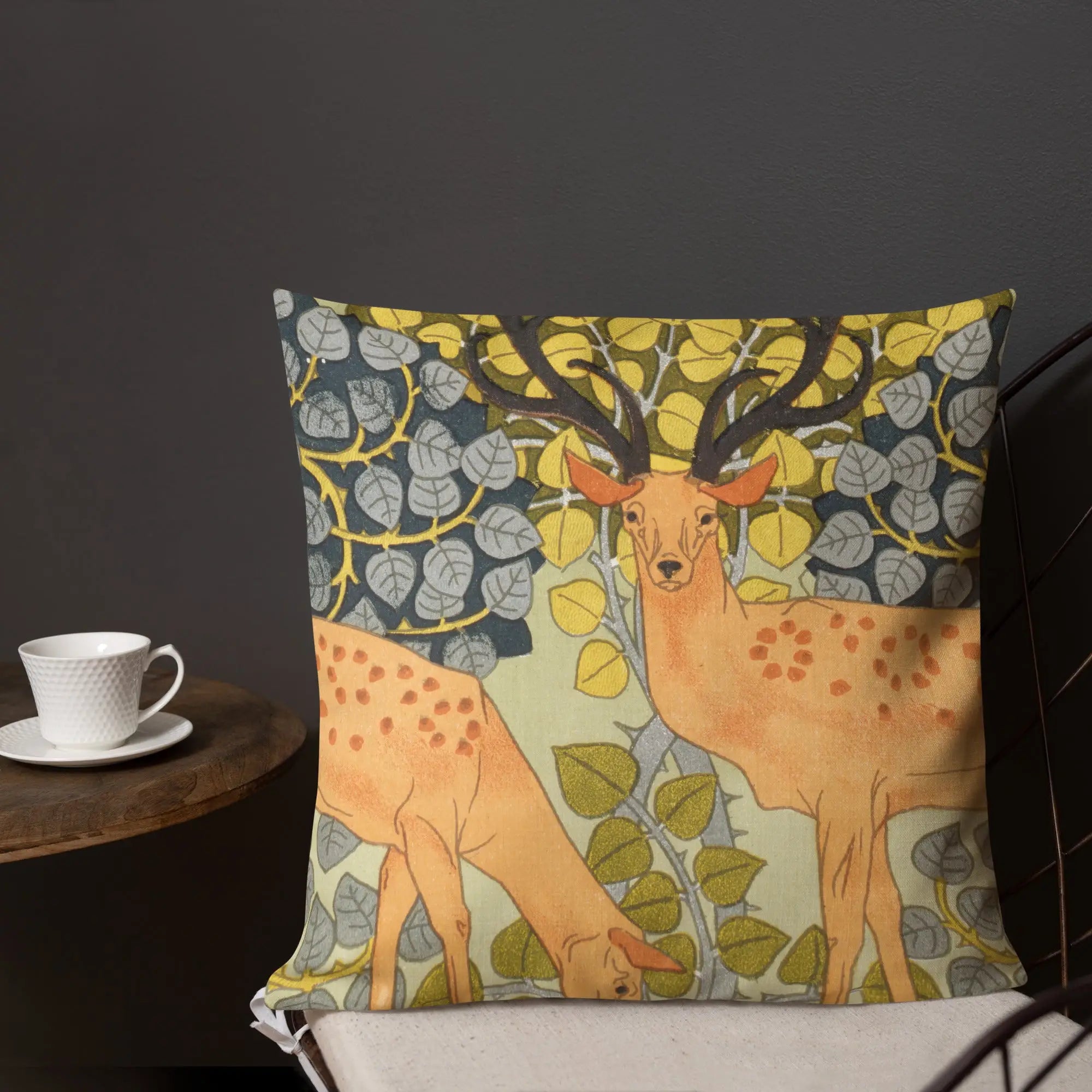 Sagittaire - Maurice Pillard Verneuil Deer Pillow Throw Pillows