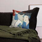 Woman from Momoyogusa - Kamisaka Sekka Art Pillow Throw Pillows