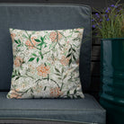 Jasmine - William Morris British Floral Textile Art Pillow Throw Pillows