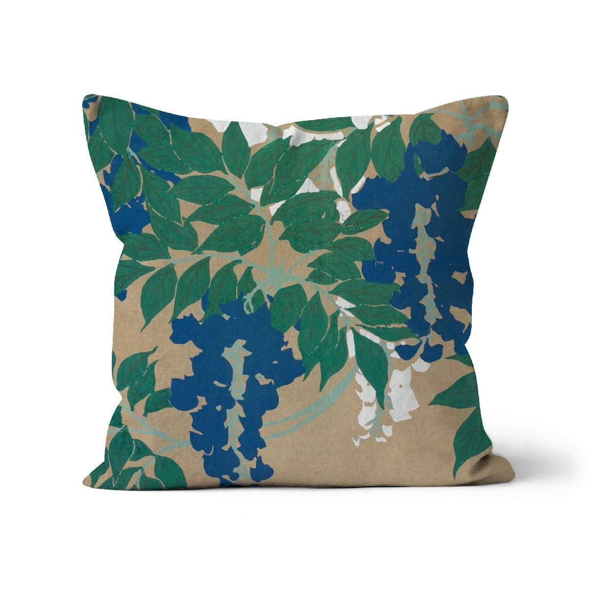 Wisteria from Momoyogusa - Kamisaka Sekka Cushion Throw Pillows