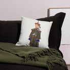 Nobleman - Qing Dynasty Manchu Fashion Art Pillow Throw Pillows