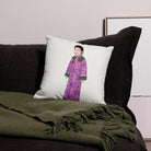 Noblewoman - Qing Dynasty Manchu Fashion Art Pillow Throw Pillows