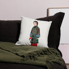 Noblewoman - Qing Dynasty Manchu Fashion Art Pillow Throw Pillows