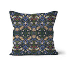 Strawberry Thief - William Morris Pattern Art Pillow Linen / 18’’x18’’ Throw Pillows