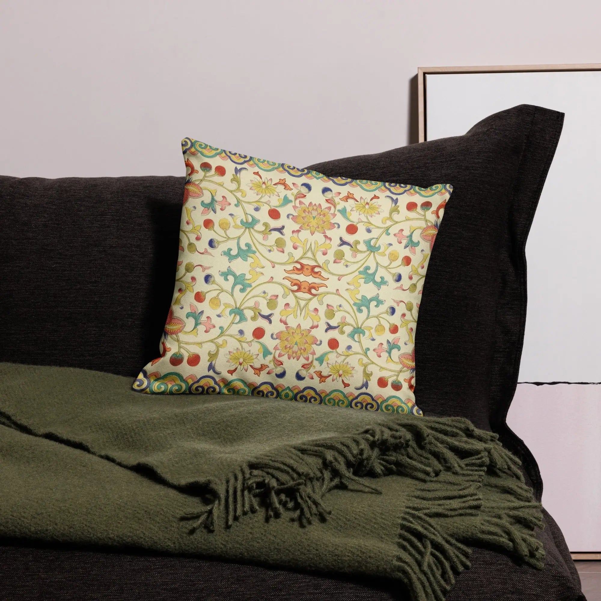 Over the Rainbow - Owen Jones Chinoiserie Design Pillow Throw Pillows