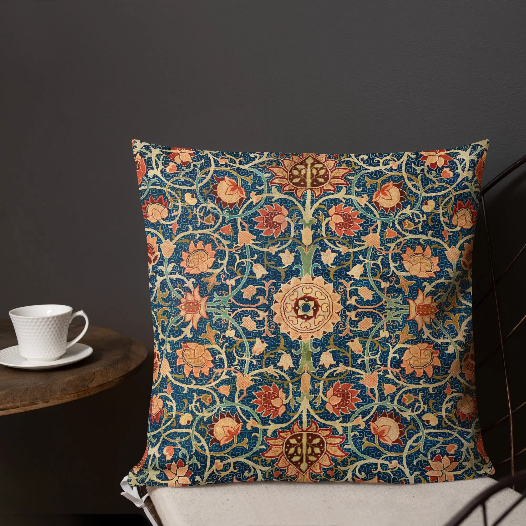 Holland Park Carpet - William Morris Decorative Art Pillow Throw Pillows